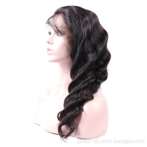 High Quality Raw Cambodian Hair Swiss Lace Wig For Black Women 100% Brazilian Virgin Cuticle Aligned Lace Front Human Hair Wig